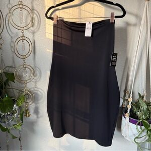 Express Black strapless dress